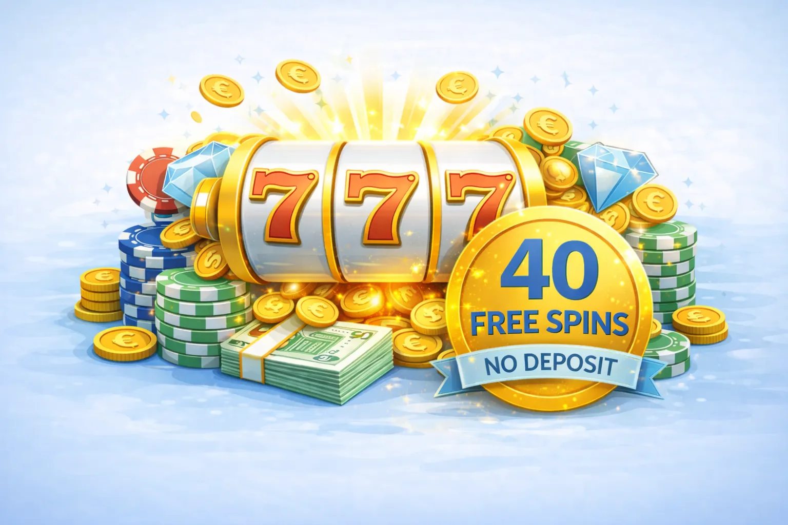40 Free Spins No Deposit Bonus