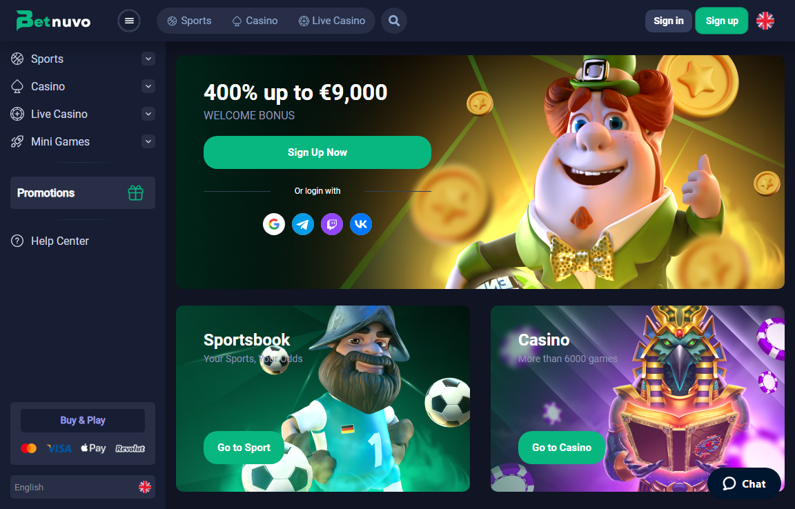 Betnuvo Desktop Screenshot