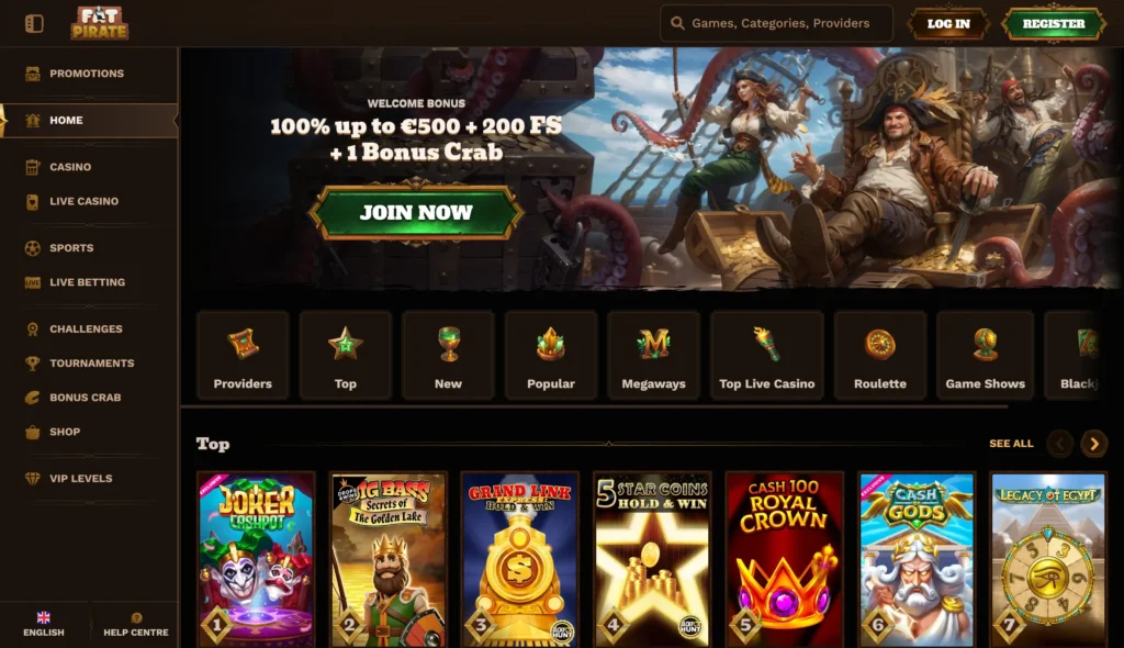 Fat Pirate Desktop Screenshot