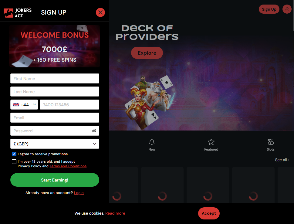 Joker's Ace Desktop Screenshot