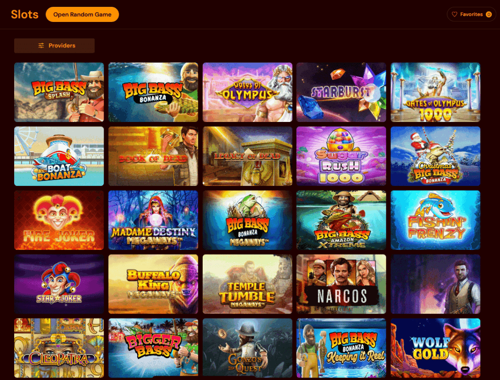 Spinscastle Casino Games